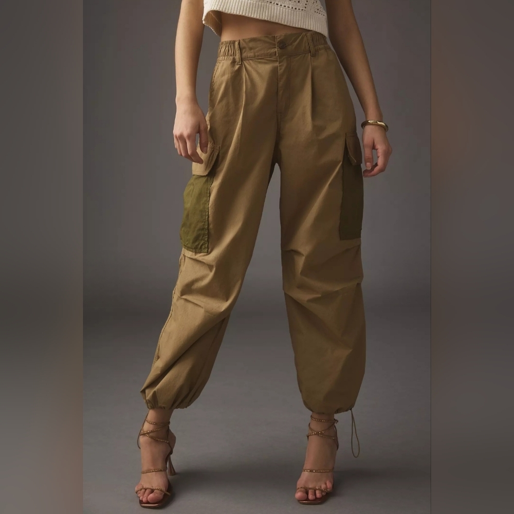 Stylish Tan Cargo Pants for Women